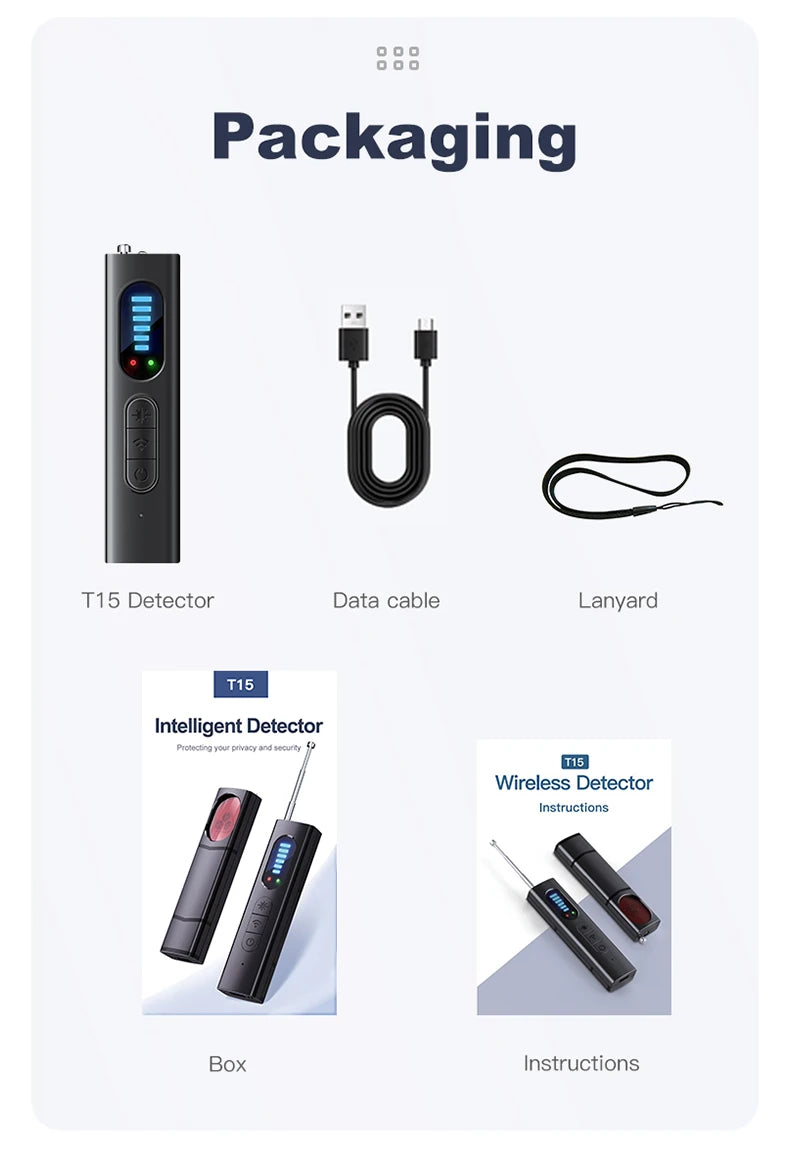 Anti-spy Candid Hidden Camera Detector Security Protection Bug Discreet Professional Infrared Presence Sensor Invisible Gadgets