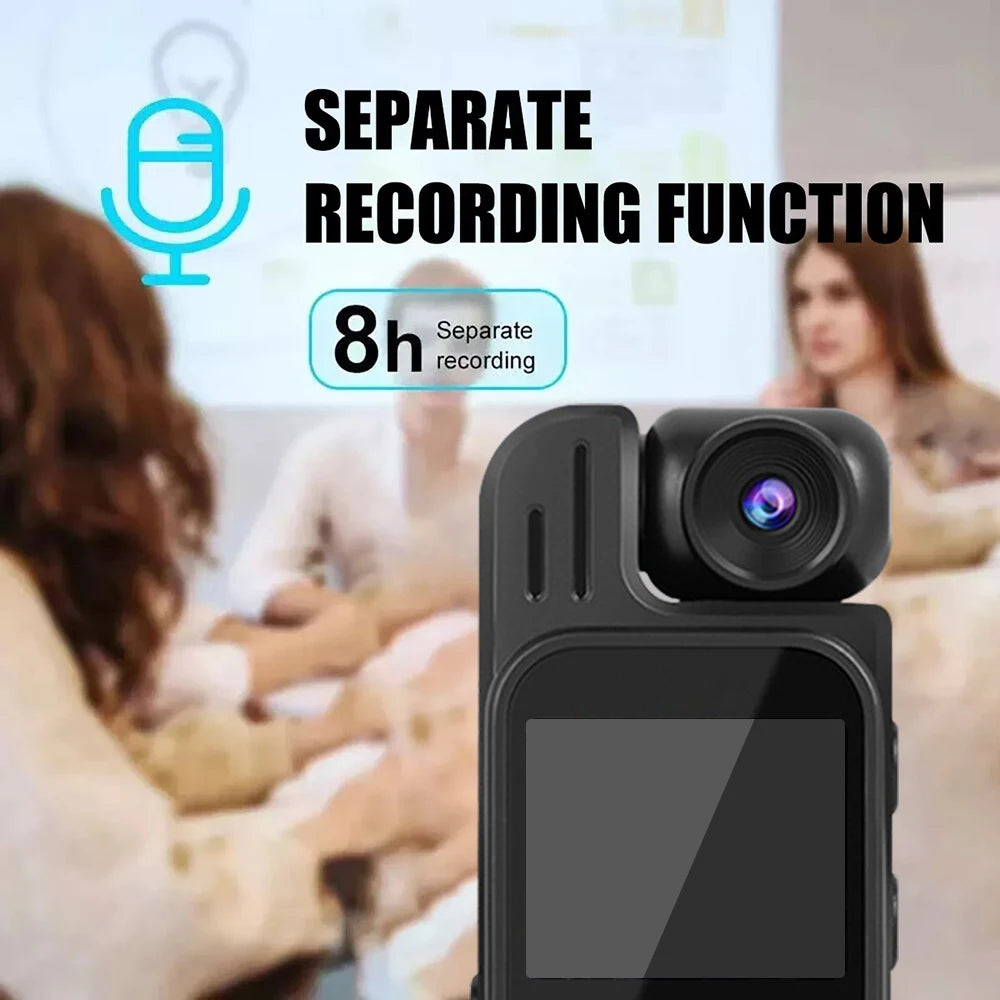Full HD 1080P Mini Body Camera Body Mounted Camera Night Vision Digital Video Recorder 1.3inch Bodycam Police Camera