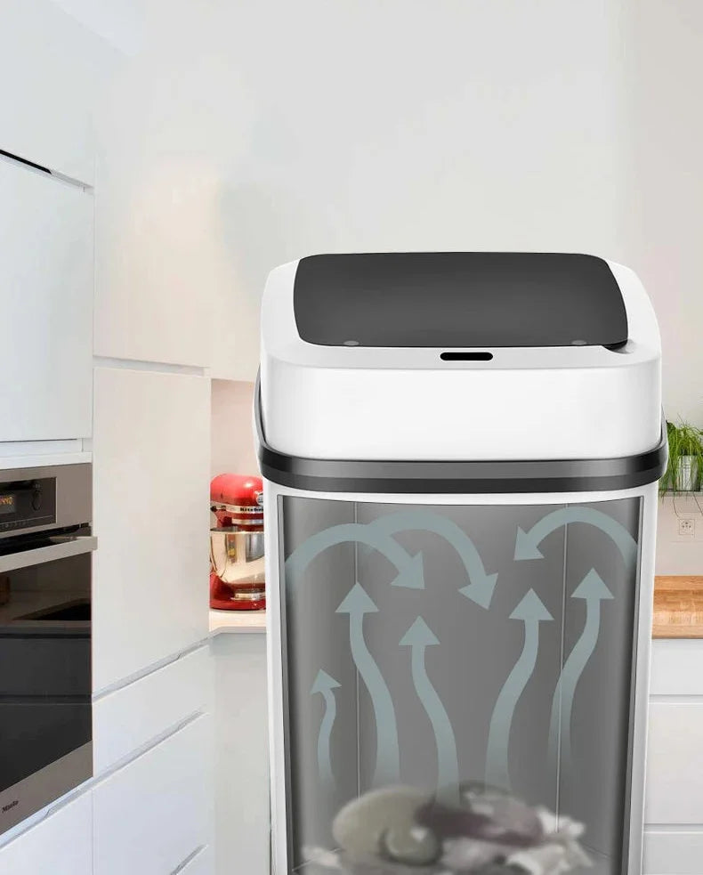 Bin 13L Bathroom Touch In The Toilet Garbage Bucket Waste Bins Dustbin Smart Trash Can Kitchen