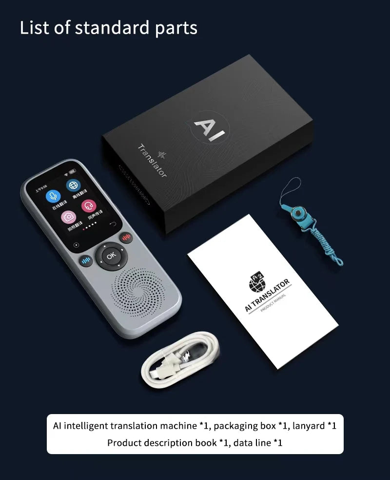 Translation Camera Device S20 Real-Time Smart AI Voice Photo Translator 138 Languages Portable Text Voice Translator
