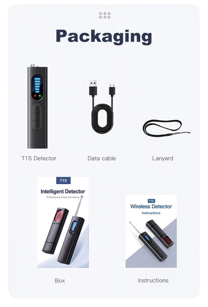 Anti-spy Candid Hidden Camera Detector Security Protection Bug Discreet Professional Infrared Presence Sensor Invisible Gadgets