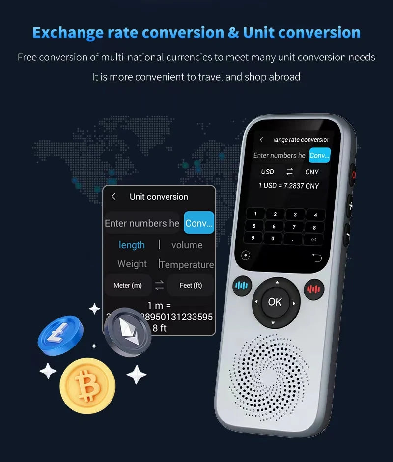 Translation Camera Device S20 Real-Time Smart AI Voice Photo Translator 138 Languages Portable Text Voice Translator