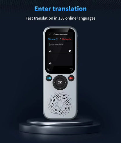 Translation Camera Device S20 Real-Time Smart AI Voice Photo Translator 138 Languages Portable Text Voice Translator