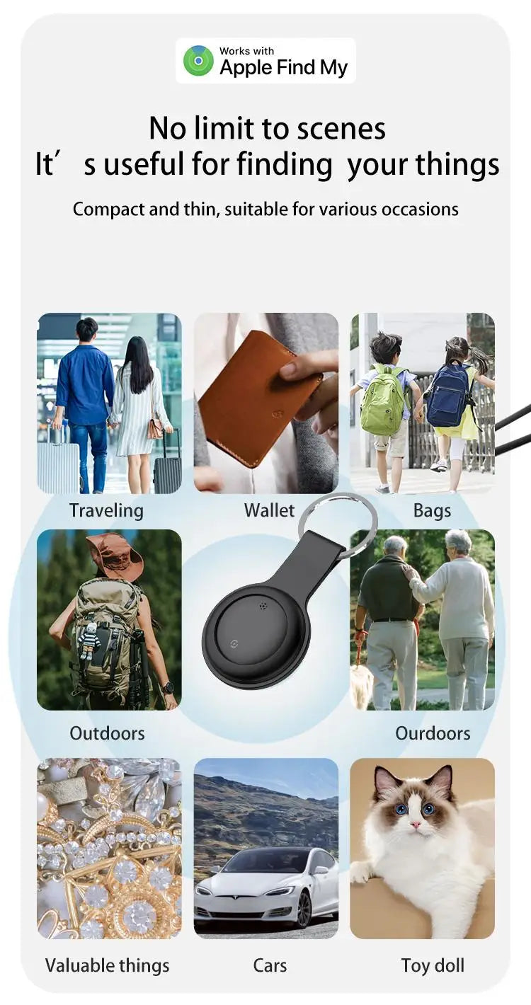 Xiaomi GPS Locator Pet Wallet Suitcase Car Global Positioning Tracking Elderly Kids Anti Getting Lost Finder For iPhone Find My