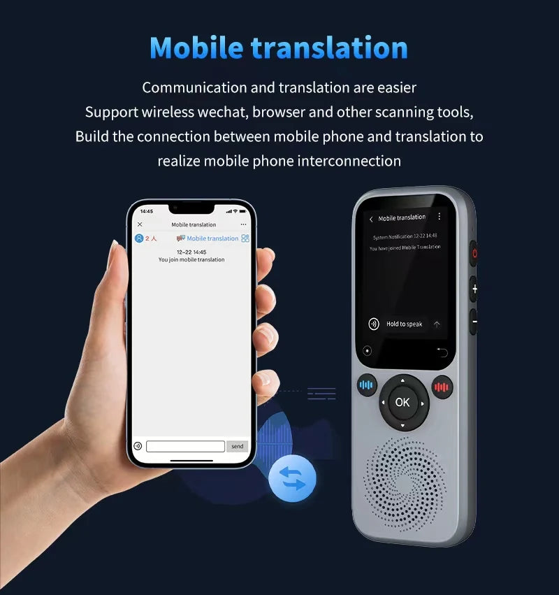 Translation Camera Device S20 Real-Time Smart AI Voice Photo Translator 138 Languages Portable Text Voice Translator