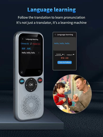 Translation Camera Device S20 Real-Time Smart AI Voice Photo Translator 138 Languages Portable Text Voice Translator