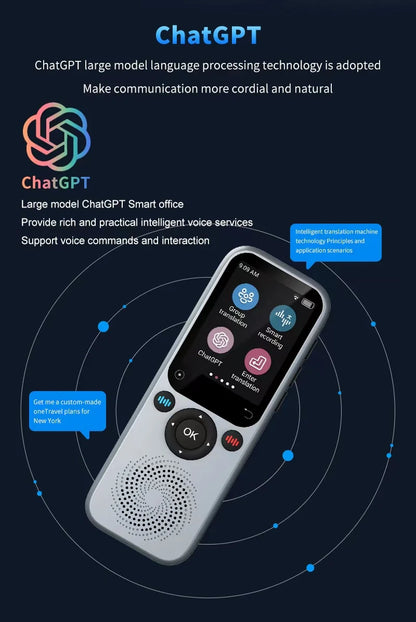 Translation Camera Device S20 Real-Time Smart AI Voice Photo Translator 138 Languages Portable Text Voice Translator