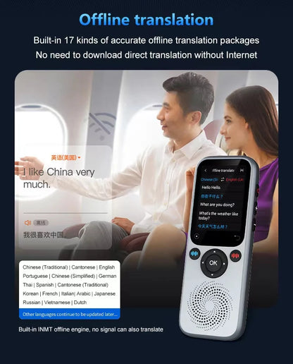 Translation Camera Device S20 Real-Time Smart AI Voice Photo Translator 138 Languages Portable Text Voice Translator