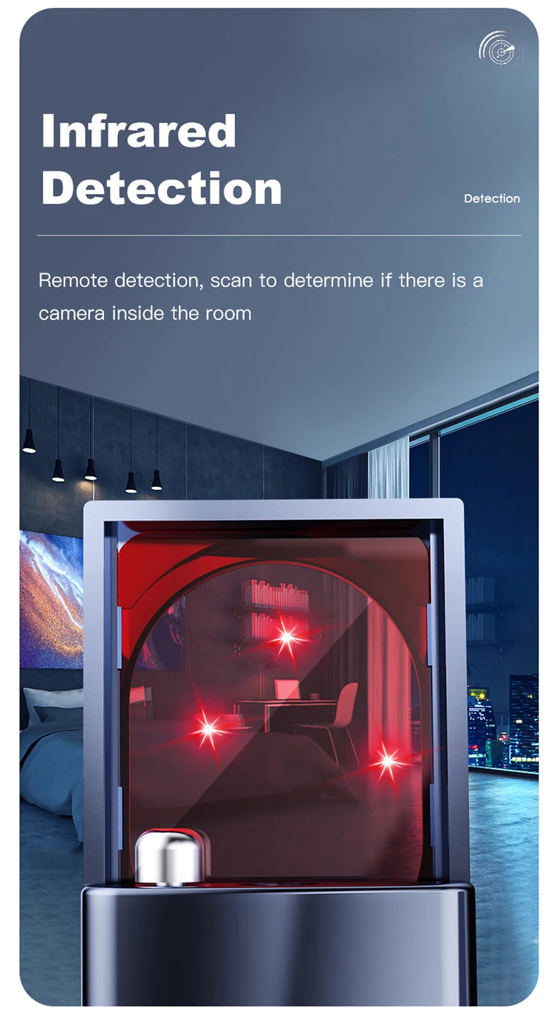 Anti-spy Candid Hidden Camera Detector Security Protection Bug Discreet Professional Infrared Presence Sensor Invisible Gadgets