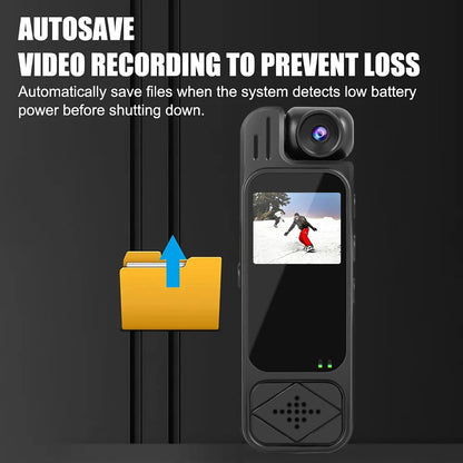 Full HD 1080P Mini Body Camera Body Mounted Camera Night Vision Digital Video Recorder 1.3inch Bodycam Police Camera